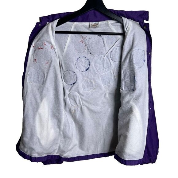 Vintage 80s/90s Girls Scouts Patched Up Jacket 18/20 - Picture 5 of 6